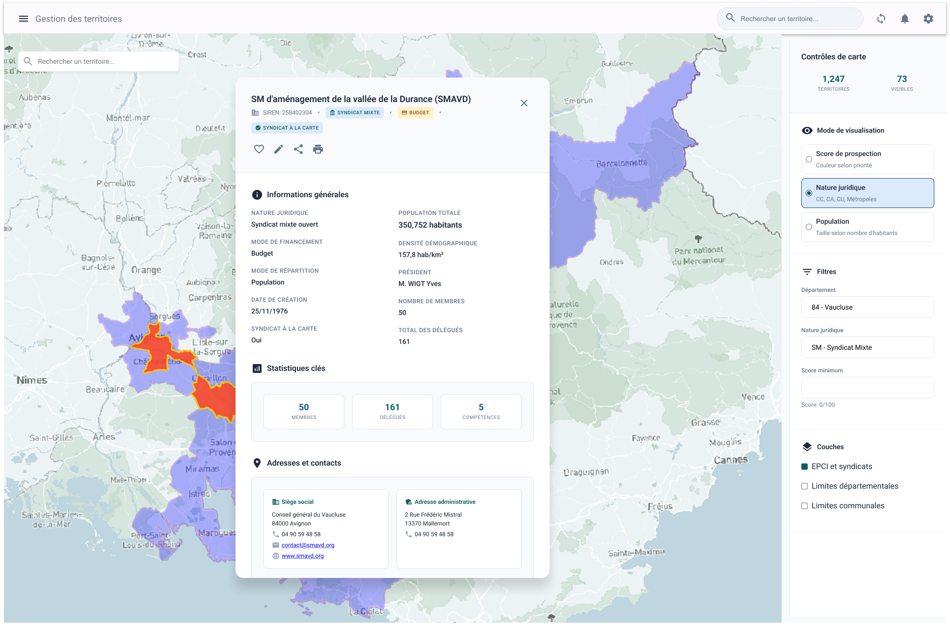Aperçu de Vue Frame Globale